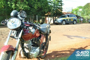 motocilcista foge da pf